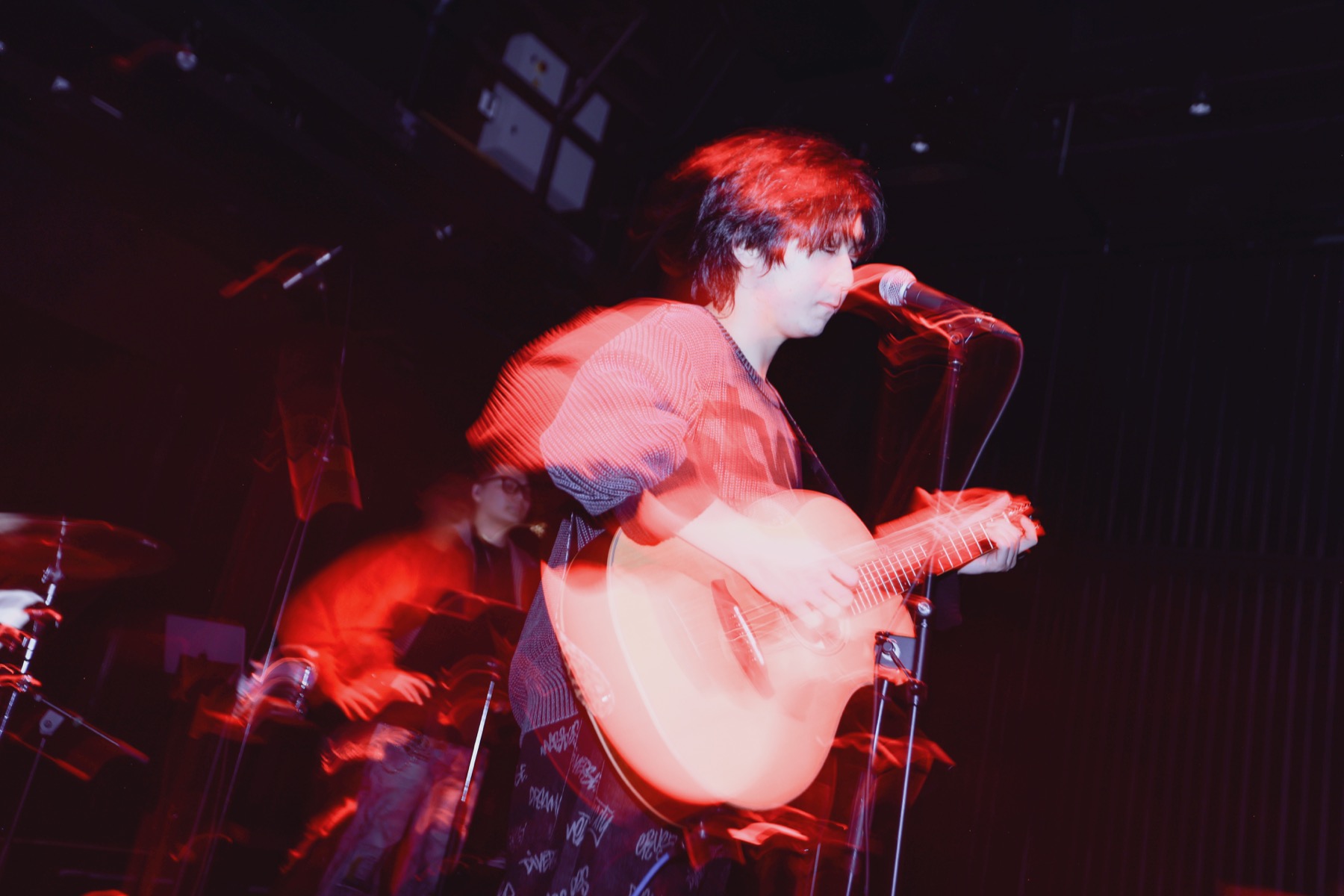 Recent WU guitar performance with motion blur